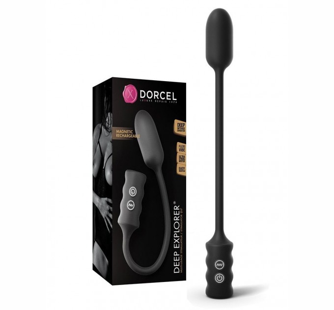 Виброяйцо Dorcel Deep Explorer, подходит для вагинальной и анальной стимуляции, мощное