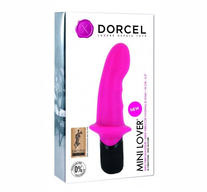 Вибратор Dorcel Mini Lover Magenta Розовый (MD1038)