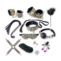 BDSM – набор с леопардовым принтом 10 предметов We Love