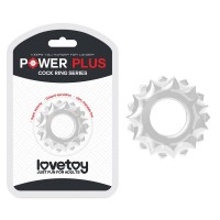 Прозрачное эрекционное кольцо для пениса Lovetoy Power Plus