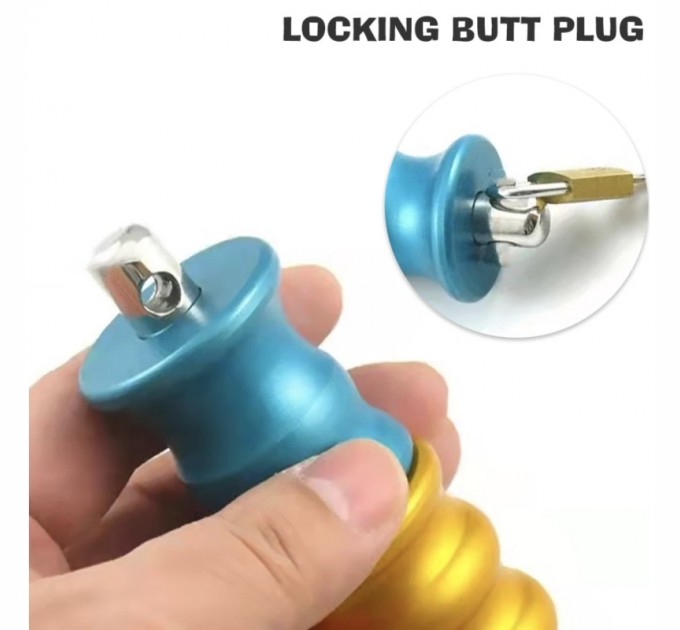 Подвижная анальная пробка с блокировкой Non-Removable Butt Anal Plug Bdsm4u