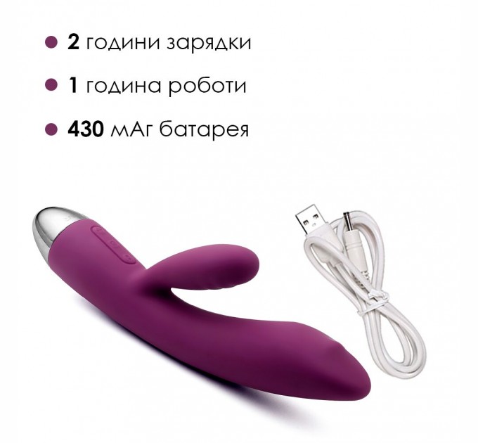 Вибратор кролик с жемчужной стимуляцией точки G Svakom Trysta Violet