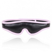 Губчатая черная маска-повязка для глаз Bdsm4u Pink Bordure Magic Paste Eyepatch