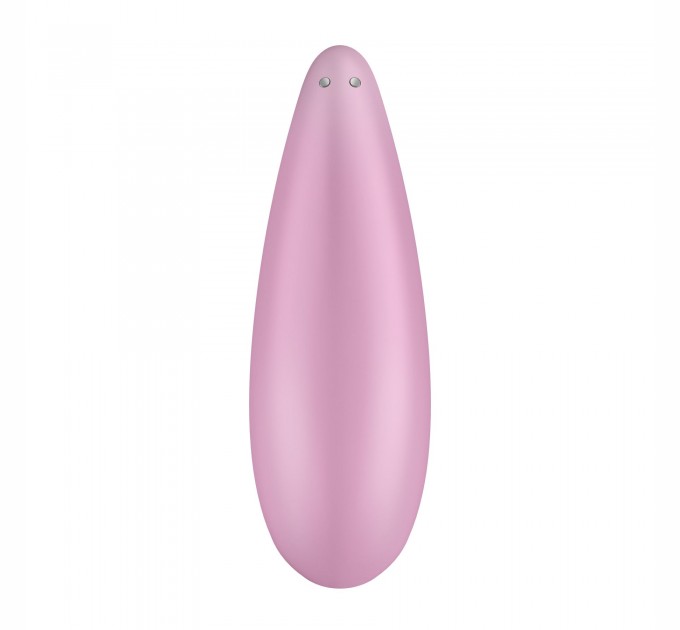 Мощный вакуумный клиторальный стимулятор Satisfyer Curvy 3+ с управлением через интернет