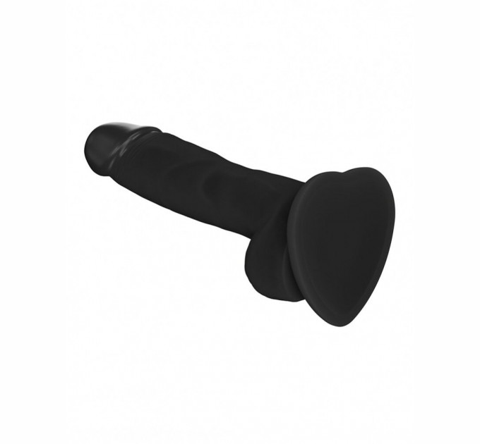 Реалистичный фаллоимитатор Strap-On-Me SOFT REALISTIC DILDO Black - Size S