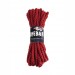 Хлопковая веревка для Шибари Feral Feelings Shibari Rope 8 м Красная