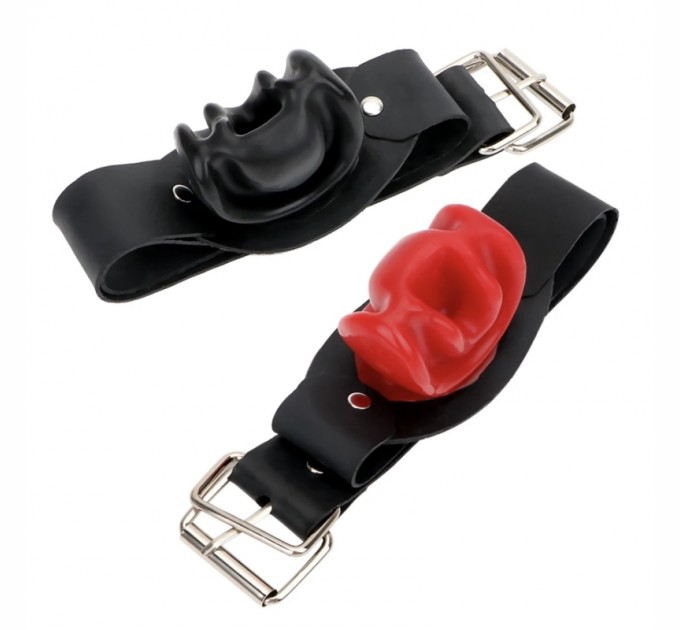 Кляп для флирта Natural Latex Mouth Plug Black Bdsm4u