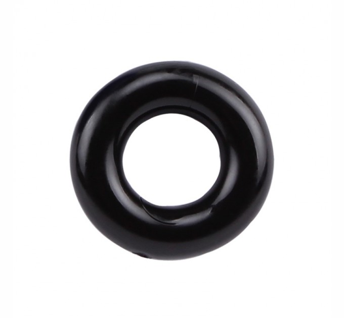 Черные эрекционные кольца Chisa Donut Rings, 10 шт