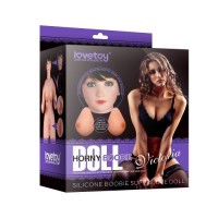 Силиконовая секс-кукла брюнетка Lovetoy Boobie Super Love Doll Брюнетка