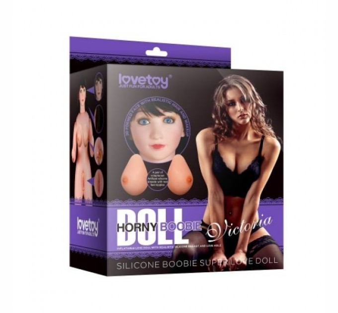 Силиконовая секс-кукла брюнетка Lovetoy Boobie Super Love Doll Брюнетка