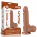 Фаллоимитатор на присоске Sliding Skin Dual Layer Dong Brown 7.5 Lovetoy