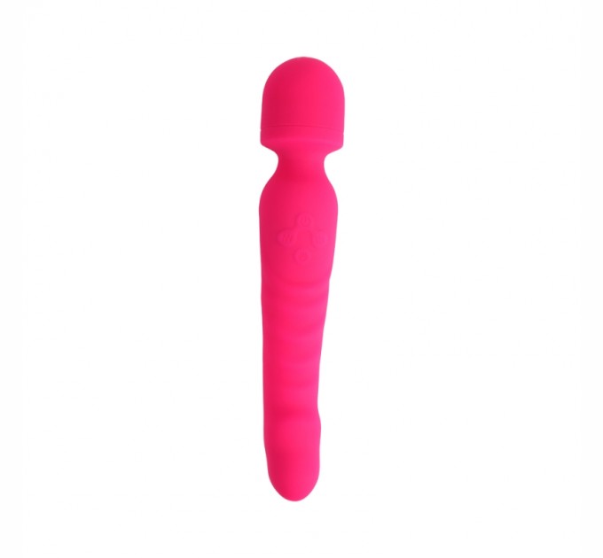 Клиторально-вагинальный двойной вибромассажер Pleasure Spreader Wand Pink Chisa