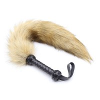 Меховой хвост лисицы с рукояткой Bdsm4u Fox Tail Whips