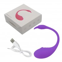 Смарт-виброяйцо Flamingo с управлением по Bluetooth и APP Фиолетовое We Love
