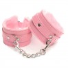 БДСМ-наручники мягкие We Love розовые