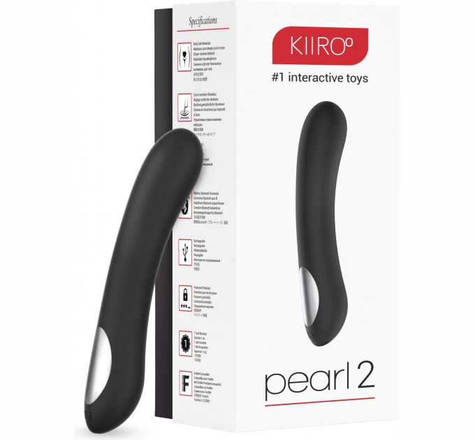 Интерактивный вибратор точки G Kiiroo Pearl 2 Black