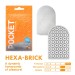 Мастурбатор TENGA Pocket Hexa-Brick