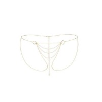 Цепочка трусики Bijoux Indiscrets Magnifique Bikini Chain - Gold украшение на тело