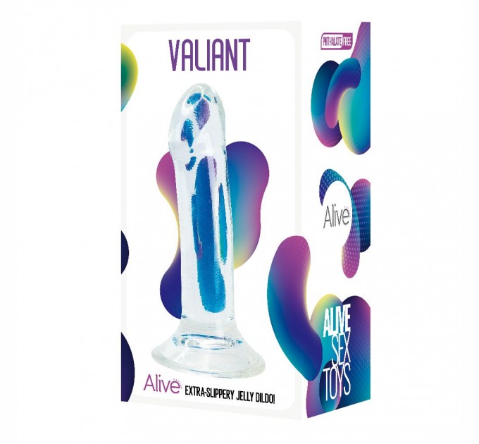 Прозрачный фаллоимитатор Alive Valiant Jelly Dildo