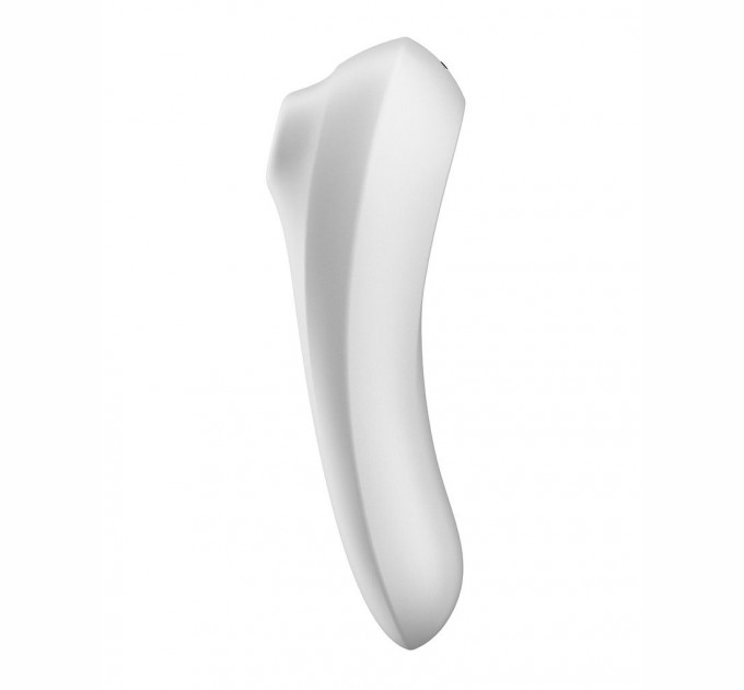 Смарт вибратор и вакуумный стимулятор 2-в-1 Satisfyer Dual Pleasure White