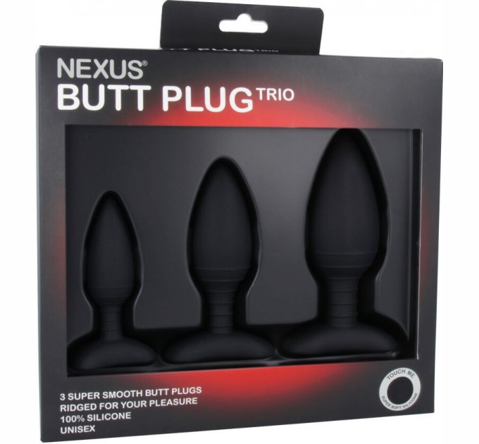 Набор анальных пробок Nexus Butt Plug Trio