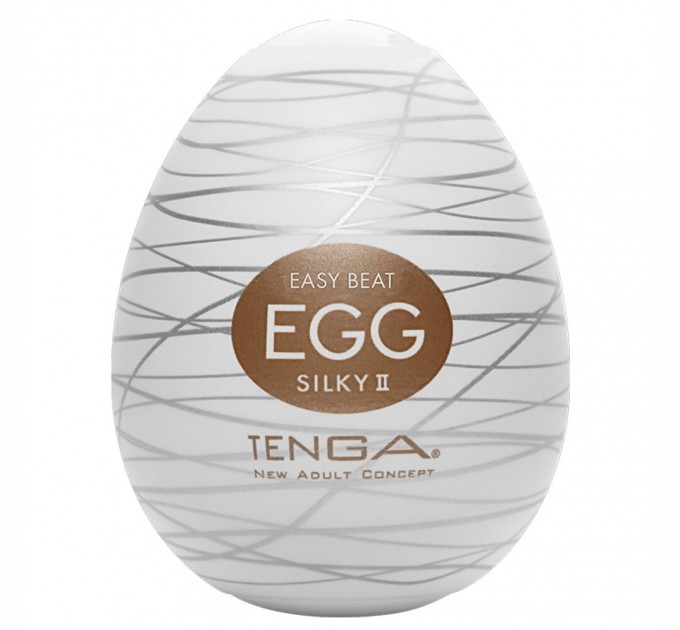 Мастурбатор-яйцо Tenga Egg Silky II с рельефом в виде паутины