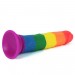 Фаллоимитатор на присоске радужный Lovetoy LGBT Prider Dildo 7.0