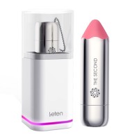 Вибропуля Leten The Second scented powder с индукционной зарядкой, водонепроницаемая
