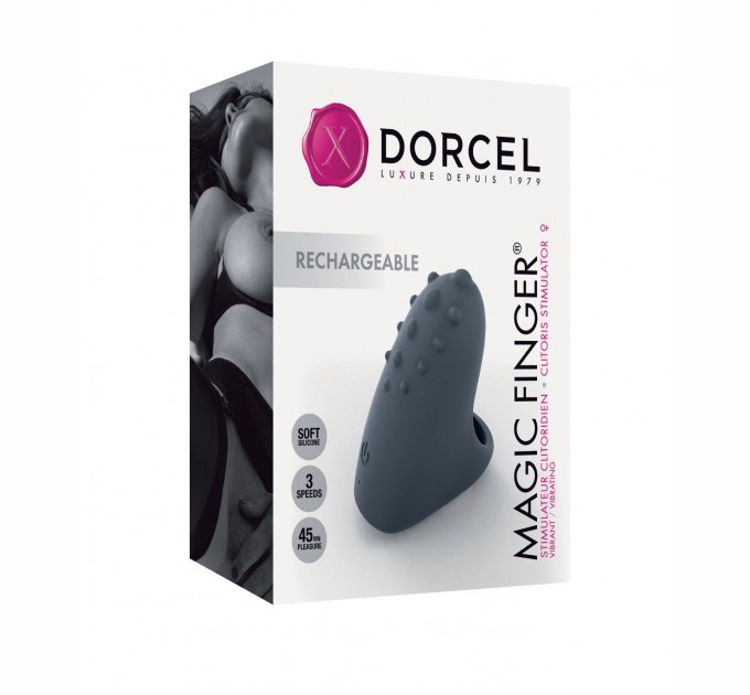 Вибратор на палец Dorcel MAGIC FINGER перезаряжаемый, 3 режима работы