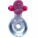 Эрекционное вибро кольцо BOYS of TOYS Tongue Vibro Cock Ring 9,5 см Clear BS6700051