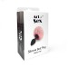 Силиконовая анальная пробка М Art of Sex - Silicone Bunny Tails Butt plug цвет Розовый, диаметр 3,5