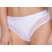 Трусики с прозрачной вставкой Passion PS002 PANTIES Белый M