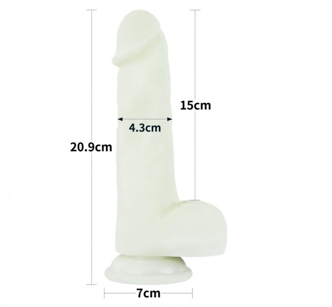 Фаллоимитатор светящийся Lumino Play Silicone Dildo 8.0 Lovetoy