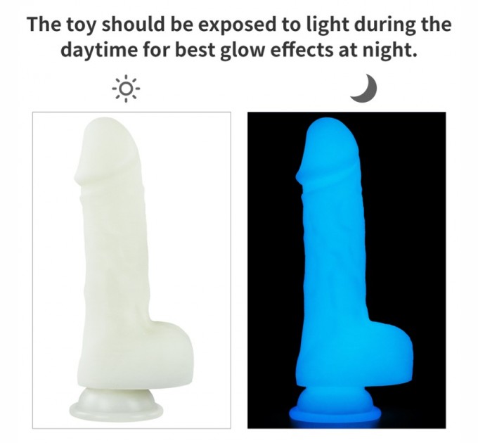 Фаллоимитатор светящийся Lumino Play Silicone Dildo 7.5 Lovetoy