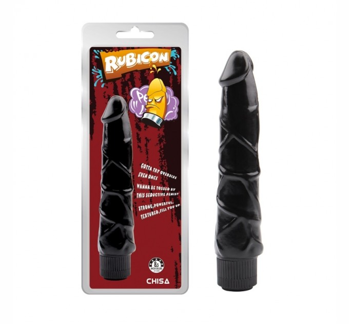 Черный мультискоростной вибратор Ignite vibrating Cock Chisa