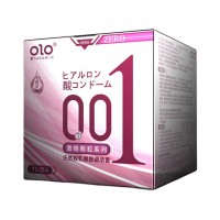 Презервативы OLO ZERO рельефные с гиалуроновой кислотой 10 штук
