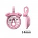 Мужской пояс верности 3D Mini Chastity Cage ZX-1Z Flat Ring Arc-shaped ring Pink Bdsm4u