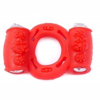 Эрекционное вибро кольцо BOYS of TOYS Vibrating Cock Ring Double Red BS6700036