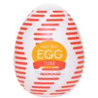 Мастурбатор-яйцо Tenga Egg Tube рельеф с продольными линиями