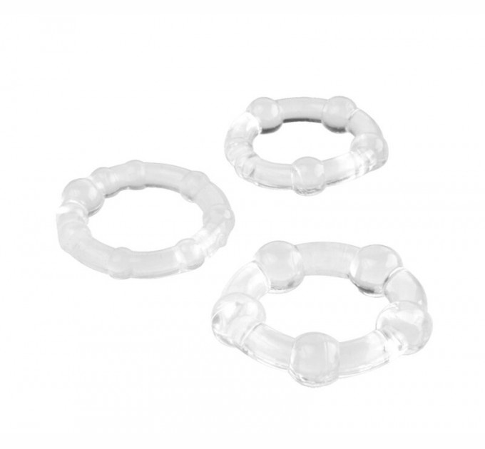 Набор эрекционных колец BOYS of TOYS C RING SET Cristal 3 шт BS4400014