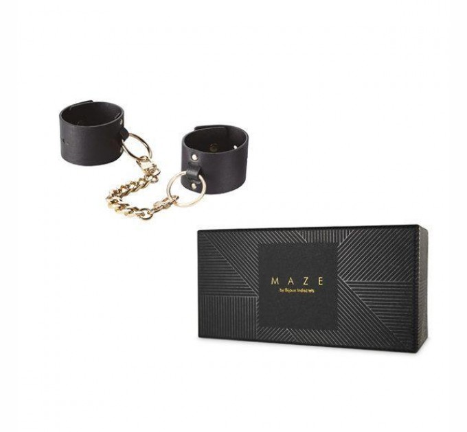 Наручники Bijoux Indiscrets MAZE - Wide Cuffs Black