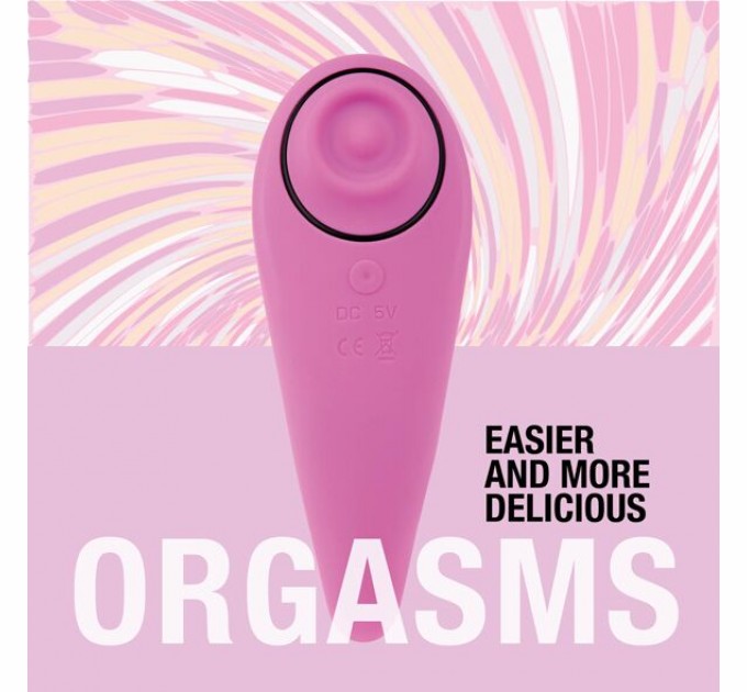 Пульсатор для клитора плюс вибратор FeelzToys - FemmeGasm Tapping & Tickling Vibrator Pink