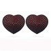 Стикини с красными горошинками Lovetoy Reusable Red Diamond Heart Nipple Pasties