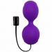 Вагинальные шарики с вибрацией Adrien Lastic Kegel Vibe Purple диаметр 3.7см