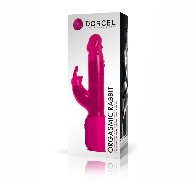 Вибратор-кролик Dorcel Orgasmic Rabbit Pink с жемчужным массажем