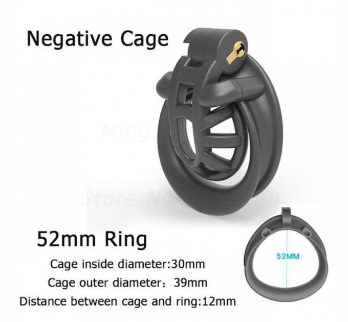 Легкий и стильный мужской пояс верности Double-Arc Cuff Penis Ring F Bdsm4u