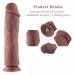 Силиконовый фаллоимитатор для секс-машин Hismith 11″ Silicone Dildo система KlicLok