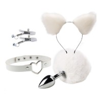 Набор для сексуальных игр для пар Bondage Toys Kit White Bdsm4u