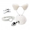 Набор для сексуальных игр для пар Bondage Toys Kit White Bdsm4u