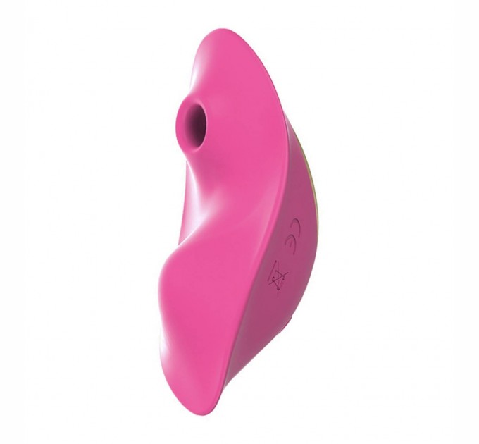 Вакуумный клиторальный стимулятор в трусики с вибрацией SUNROZ PulseSuck Pro 2 Bluetooth 10 см Розовый
